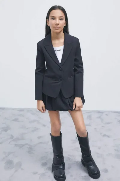 Blazer in punto stoffa